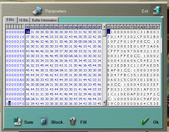 ART EPP-4 hex editor screen